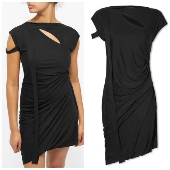 Helmut Lang Scala Asymmetrical Dress - Picture 10 of 14